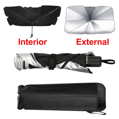 Universal Car Windshield Sun Shade Umbrella Protector